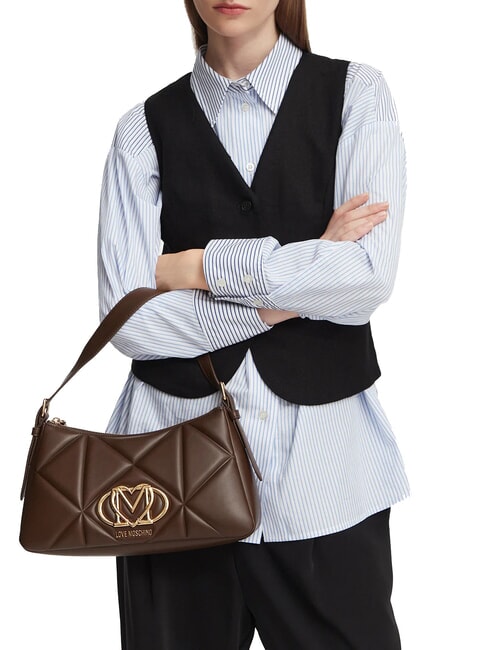 EMBOSSED QUILTED Shoulder bag brown - Women&rsquo;s Bags