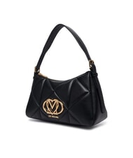 LOVE MOSCHINO EMBOSSED QUILTED Shoulder bag Black - Women&rsquo;s Bags - 3