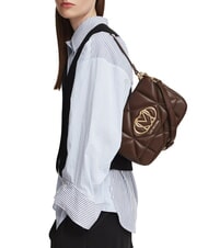 LOVE MOSCHINO EMBOSSED QUILTED Shoulder bag, with shoulder strap - Women&rsquo;s Bags