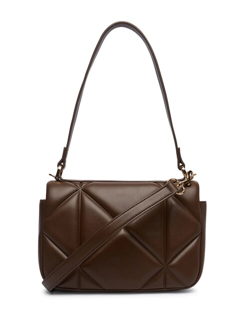 EMBOSSED QUILTED Shoulder bag, with shoulder strap brown - Women&rsquo;s Bags