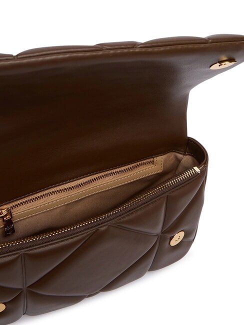 EMBOSSED QUILTED Shoulder bag, with shoulder strap brown - Women&rsquo;s Bags
