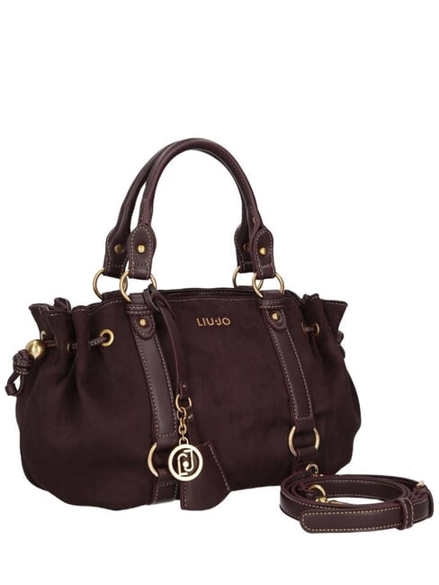 GINESA Handbag, with shoulder strap red aubergine - Women&rsquo;s Bags
