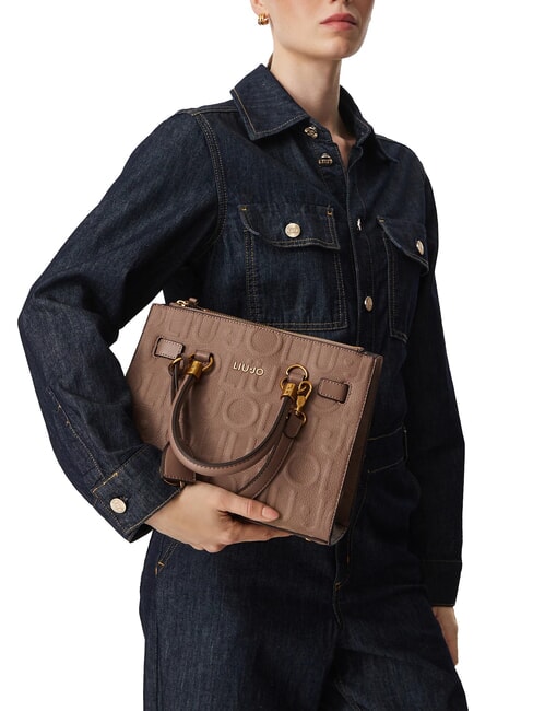 MANHATTAN Hand bag, with removable shoulder strap mocha - Women&rsquo;s Bags