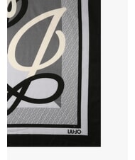 LIUJO LOGO Women's Scarf BLACK - Scarves - 2