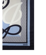 LIUJO LOGO Women's Scarf NIGHT BLUE - Scarves - 2