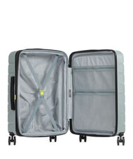 DELSEY AIR ARMOUR Medium Spinner Trolley, Expandable sage green - Rigid Trolley Cases - 2