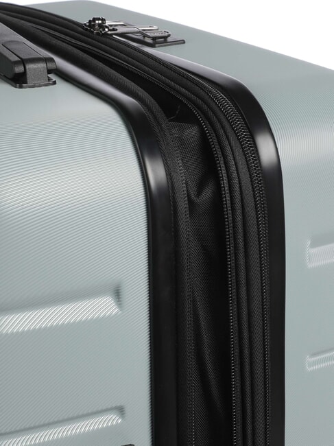AIR ARMOUR Medium Spinner Trolley, Expandable sage green - Rigid Trolley Cases