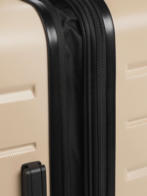 AIR ARMOUR Medium Spinner Trolley, Expandable ivory - Rigid Trolley Cases