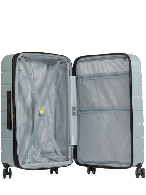 AIR ARMOUR Large size trolley, expandable sage green - Rigid Trolley Cases