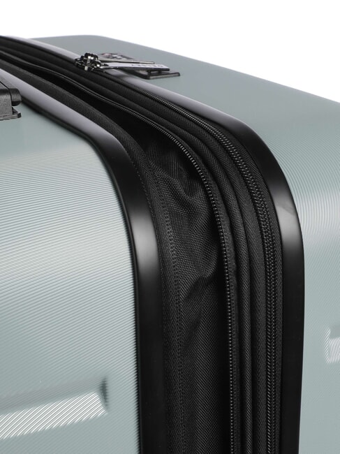 AIR ARMOUR Large size trolley, expandable sage green - Rigid Trolley Cases