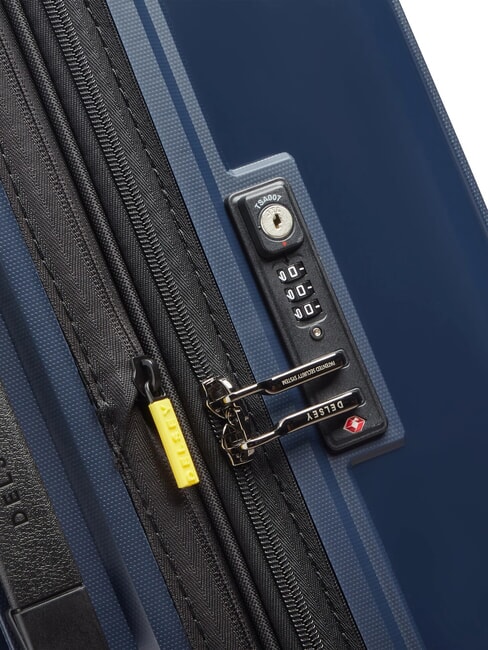 LUTECE SE Large, expandable trolley blue - Rigid Trolley Cases