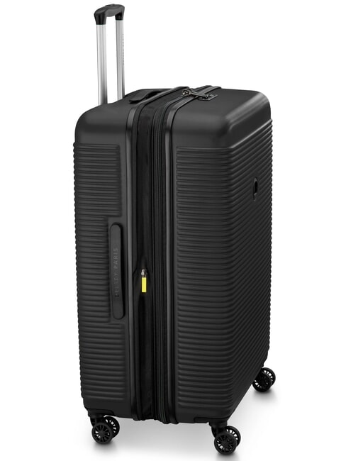 FREESTYLE Large, expandable trolley Black - Rigid Trolley Cases
