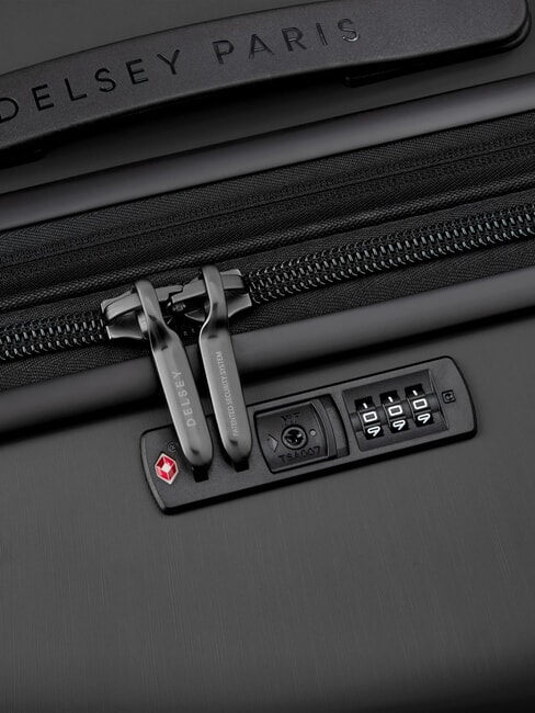 FREESTYLE Large, expandable trolley Black - Rigid Trolley Cases