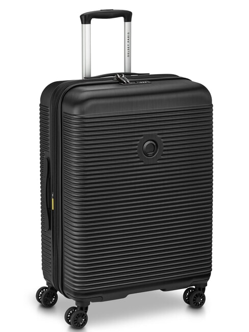 FREESTYLE Medium Trolley, Expandable Black - Rigid Trolley Cases