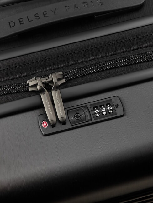 FREESTYLE Medium Trolley, Expandable Black - Rigid Trolley Cases