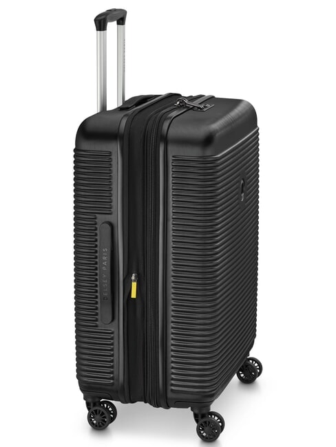 FREESTYLE Medium Trolley, Expandable Black - Rigid Trolley Cases