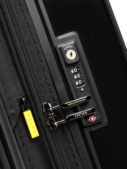 LUTECE SE Large, expandable trolley Black - Rigid Trolley Cases