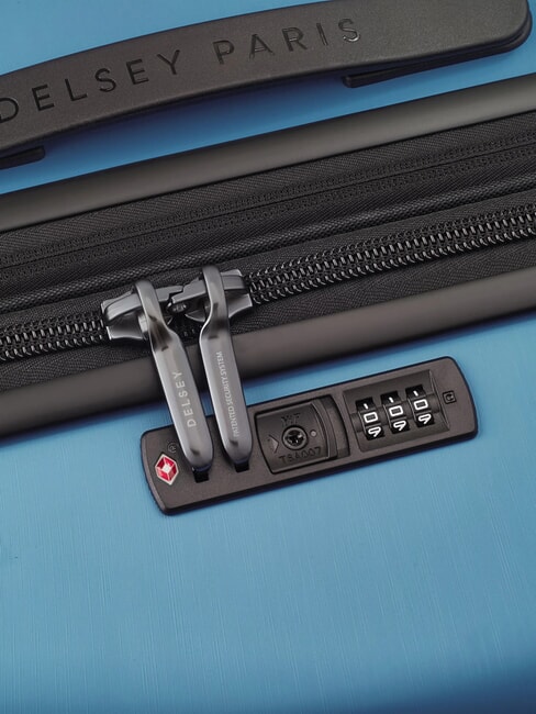 FREESTYLE Large, expandable trolley blue - Rigid Trolley Cases