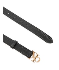 CALVIN KLEIN FACET CK BUCKLE Double-sided leather belt - Belts