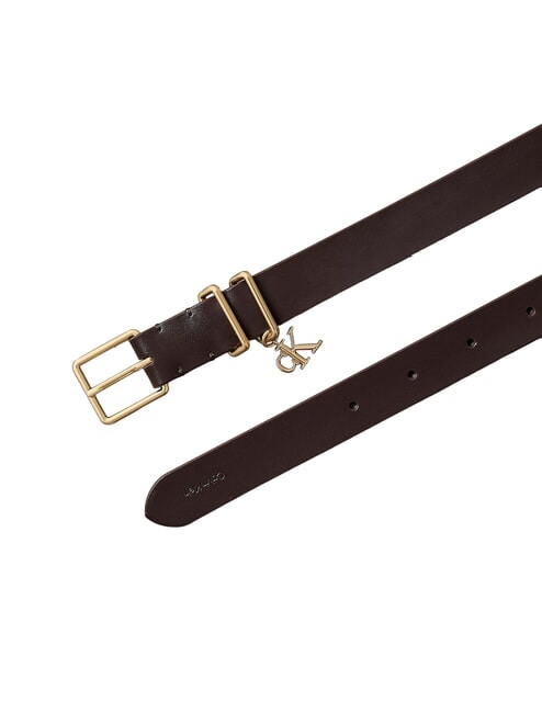 MONOGRAM Leather belt delicious/ antique light gold - Belts