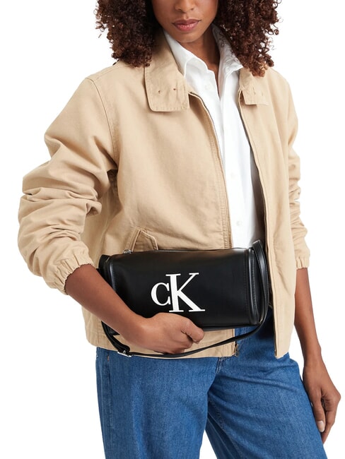 BOLD CK Handbag, with shoulder strap black/white - Women&rsquo;s Bags