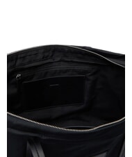 CALVIN KLEIN TOTE Shopper in recycled fabric on black - Women&rsquo;s Bags - 4