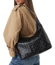 CALVIN KLEIN EMBLEM AOP Shoulder bag on black - Women&rsquo;s Bags - 2