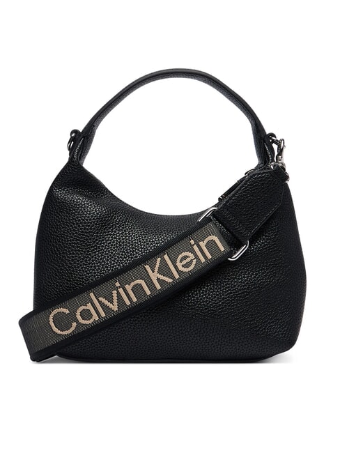 WEBBING Mini handbag with shoulder strap on black - Women&rsquo;s Bags
