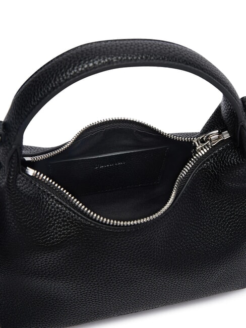 WEBBING Mini handbag with shoulder strap on black - Women&rsquo;s Bags