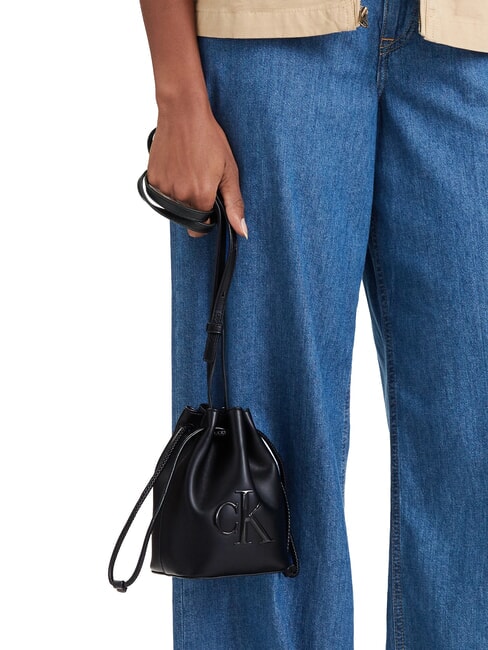 BOLD CK Mini Bucket Shoulder Bag on black - Women&rsquo;s Bags