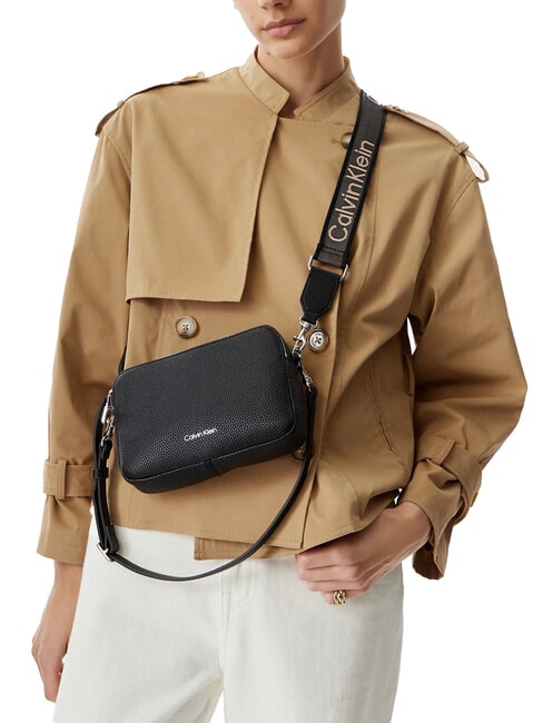 WEBBING Mini shoulder bag, with shoulder strap on black - Women&rsquo;s Bags