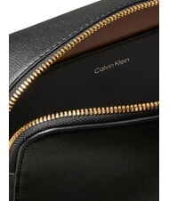 CALVIN KLEIN EMBOSSED LOGO Mini shoulder bag on black - Women&rsquo;s Bags - 4