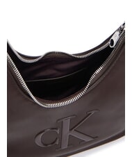 CALVIN KLEIN BOLD CK Shoulder bag, with shoulder strap delicious/antique silver - Women&rsquo;s Bags - 5