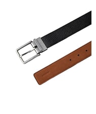 CALVIN KLEIN WARMTH BUCKLE Leather belt - Belts