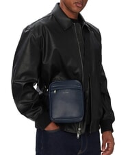 CALVIN KLEIN RAISED LOGO Shoulder bag blue nights - Over-the-shoulder Bags for Men - 4