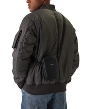 CALVIN KLEIN RAISED  on black - Over-the-shoulder Bags for Men - 4
