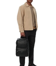 CALVIN KLEIN RAISED 13" laptop backpack on black - Backpacks & School and Leisure - 4