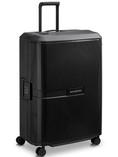 SECURITECH STONE Large Trolley Black - Rigid Trolley Cases
