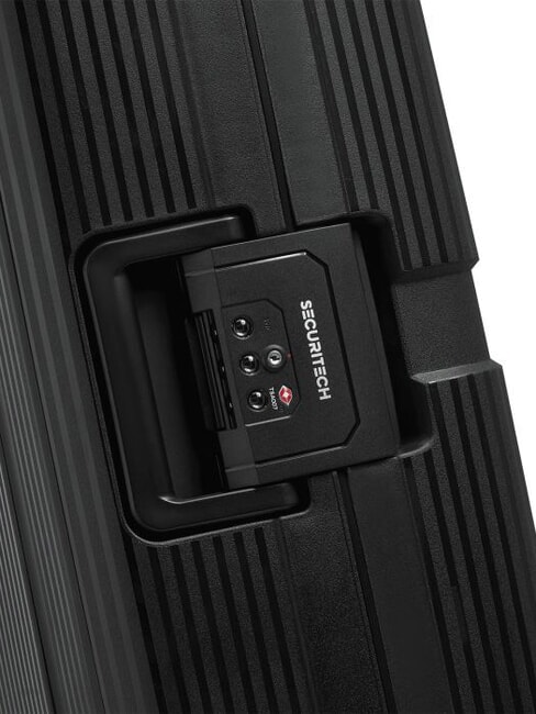 SECURITECH STONE Medium Trolley Black - Rigid Trolley Cases