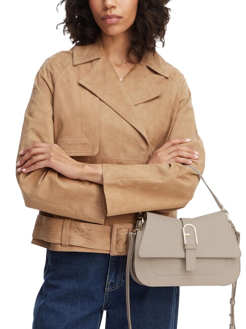 FLOW M M leather handbag linen - Women&rsquo;s Bags
