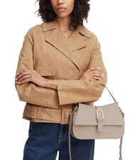 FURLA FLOW M M leather handbag linen - Women&rsquo;s Bags - 2