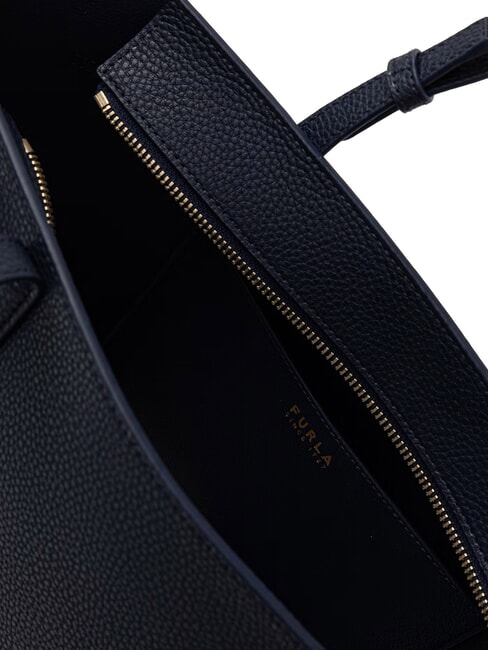 AVA Medium leather shopping bag ink blue+ink blue int. - Women&rsquo;s Bags