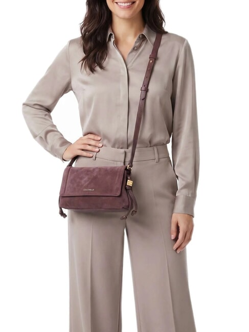 THESS SUEDE BIM Mini shoulder bag berry - Women&rsquo;s Bags