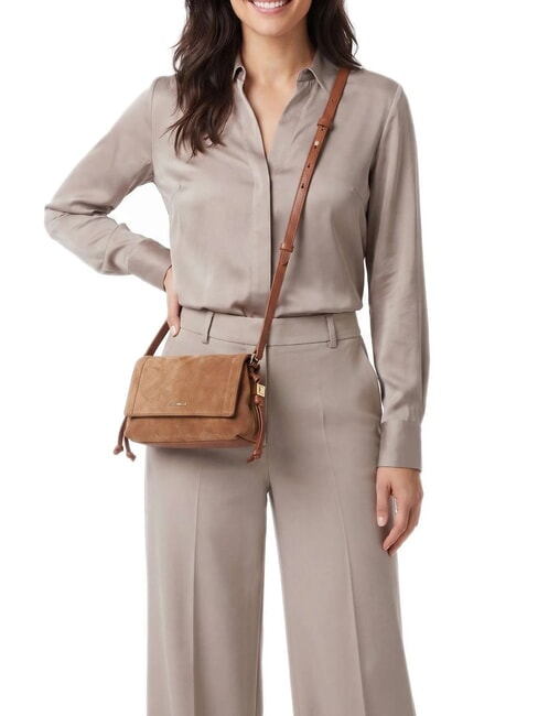 THESS SUEDE BIM Mini shoulder bag cognac - Women&rsquo;s Bags