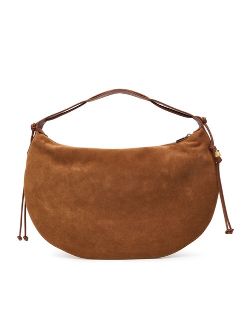 THESS SUEDE BIM Maxi shoulder bag, in leather cognac - Women&rsquo;s Bags
