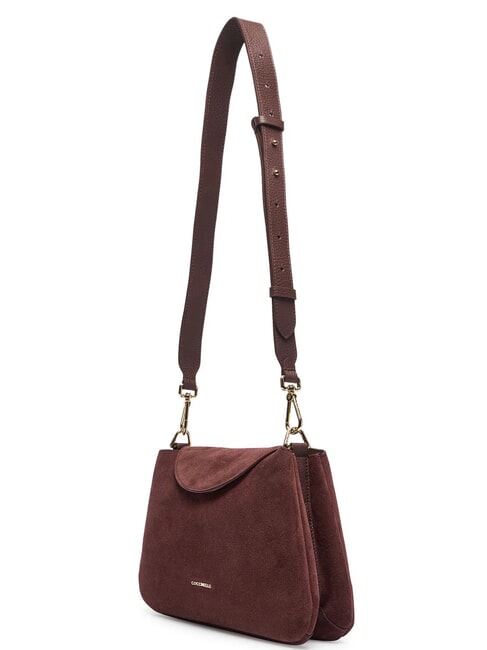 TIGGY SUEDE BIM Handbag, with shoulder strap berry - Women&rsquo;s Bags