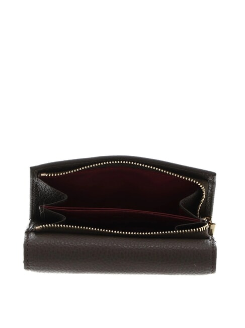METALLIC SOFT Hammered leather bifold wallet mud - Women&rsquo;s Wallets