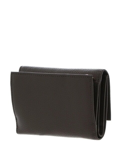 METALLIC SOFT Hammered leather bifold wallet mud - Women&rsquo;s Wallets