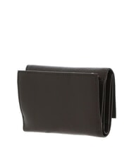 COCCINELLE METALLIC SOFT Hammered leather bifold wallet mud - Women&rsquo;s Wallets - 4
