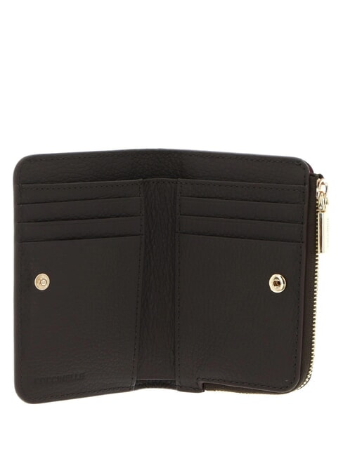 METALLIC SOFT Small leather wallet mud - Women&rsquo;s Wallets